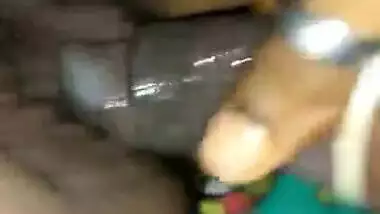 Desi wife hairy pussy fucked by condom cover dick at midnight