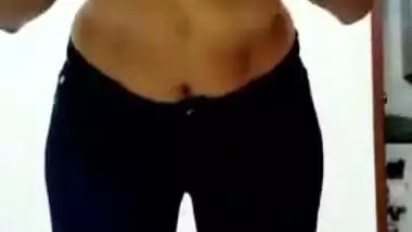 horny indian girl record nude video for bf