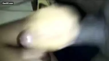 Bigboob Chubby Desi Bhabi Giving a Sloppy Bj And Handjob To Hubby Bangla Talk In Last Moment