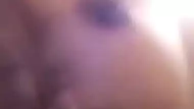 Cute Desi plays with her sex nipples like with XXX toys on camera