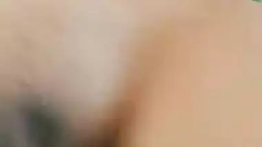 Guy with a camera looks at Desi girl's pussy before XXX activity