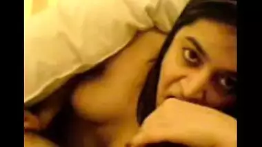 Indore high society escort girl given hot blowjob session to her rich client in hotel