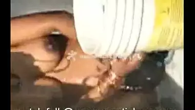 Indian South Teen Girl In Washroom