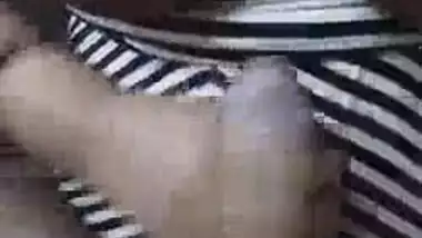 Desi wife big boobs jerking husband big cock in bedroom
