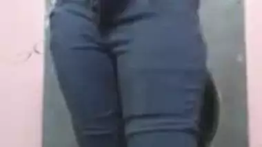 Legal age teenager unshaved love tunnel gal stripping exposed MMS movie scene for her lover