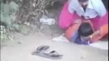 Tamil couple banging outdoor in a jungle gets caught on a , desi sex mms