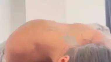 Indian tinder slut from Amsterdam tries white cock in an one night stand