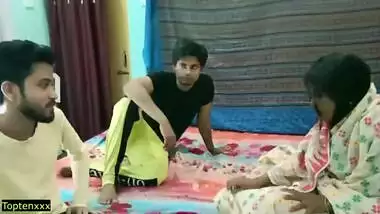 Indian new wife shared by husband for money!! He fucked in front of him!