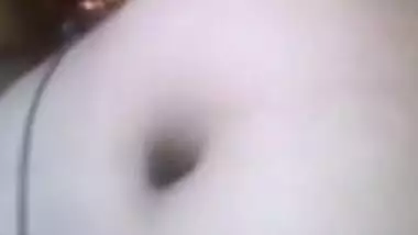 Today Exclusive- Cute Desi Girl Showing Her Big Boobs And Pussy Fingerring On Video Call