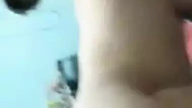 Big ass Indian girlfriend doggy style hard-core fuck with Moaning