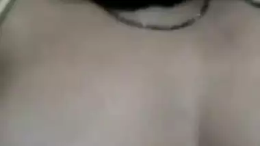 Lonely Desi MILF makes home XXX video of her tits and wet pussy