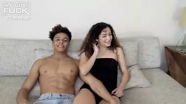 New 18 Y/O Leah Throats And Fucks RJ Within Hours Of Showing Up On Set!