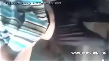 Desi Village Girl Showing Hot Boobs To Lover While Leaving