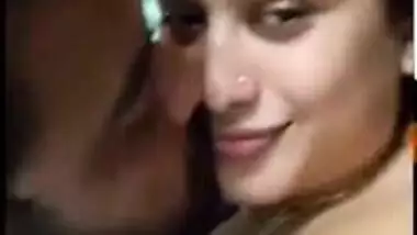 hot desi couple on bed lip lock