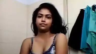 Cute Desi Girl Bath Selfie