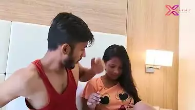 Desi chick asks her BF the permission to take his friend's XXX dick