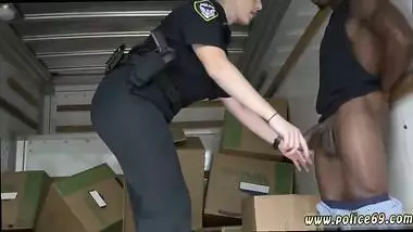 Short white girl big ass Black suspect taken on a harsh ride