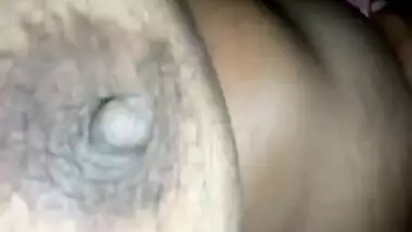 Female allows Desi young man to touch her XXX jugs and film a sex video