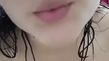 Young Desi babe is proud of juicy XXX melons that she likes to expose