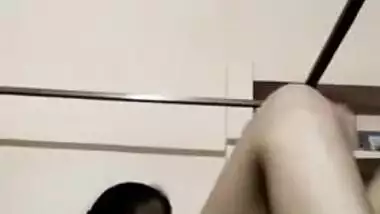 Young Indian girl exposes her full XXX tits in sex show on webcam