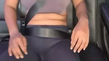 Uber Driver Touching Me On The Way To My Boyfriends House - He Made Me Cum