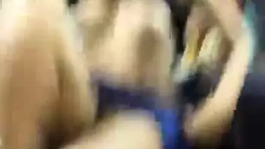 Telugu record dance of a desi girl bearing it all