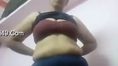 It is a wonderful day for the Desi girl to expose her XXX pomelos