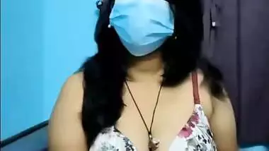 Telugu aunty private cam nude show in Telegram app