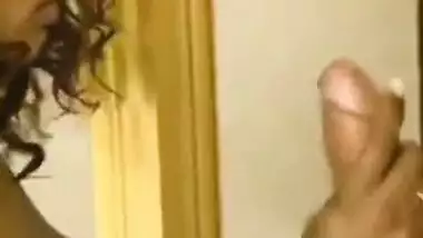 Ebony milf girl anal cum on