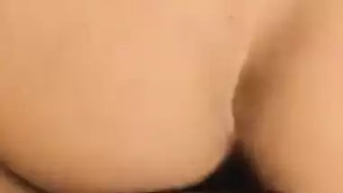 Desi with mask has dick in pussy and sperm on face after XXX fucking