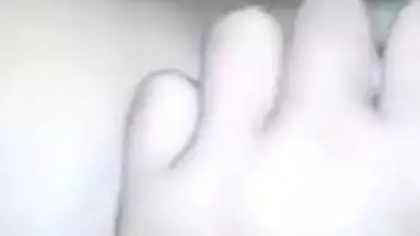 Desi cutie is horny and it's a reason to play with XXX melons