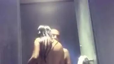 Whorey Desi mom gives XXX blowjob and tries being fucking standing up