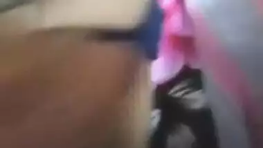 Today Exclusive -desi Wife Boobs And Pussy Video Record By Hubby Part 2