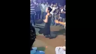 Hot sluts public stage record dance